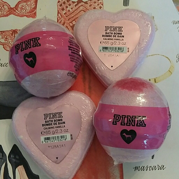 4 - PINK Bath Bombs New with tag - Picture 5 of 8